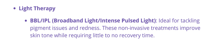 Light Therapy BBL/IPL