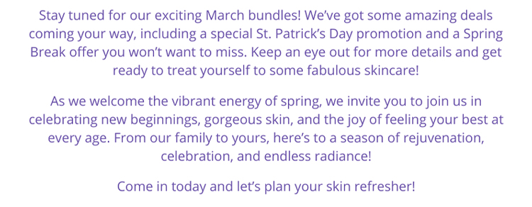 Stay tuned for our existing March bundles!