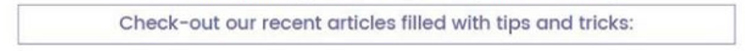 Check out recent articles