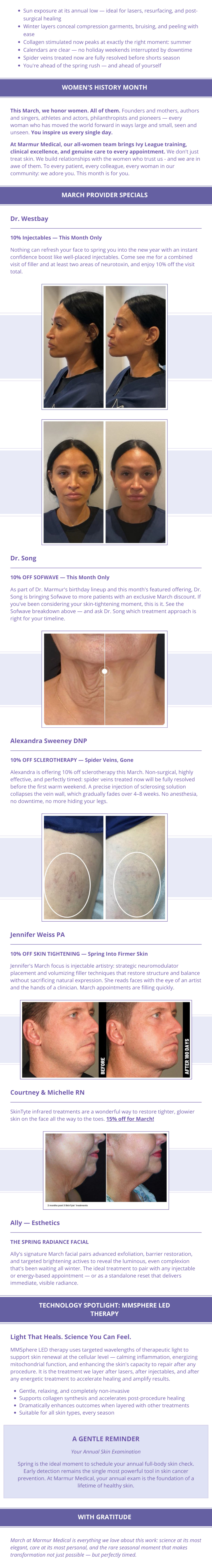 Marmur March Newsletter 2