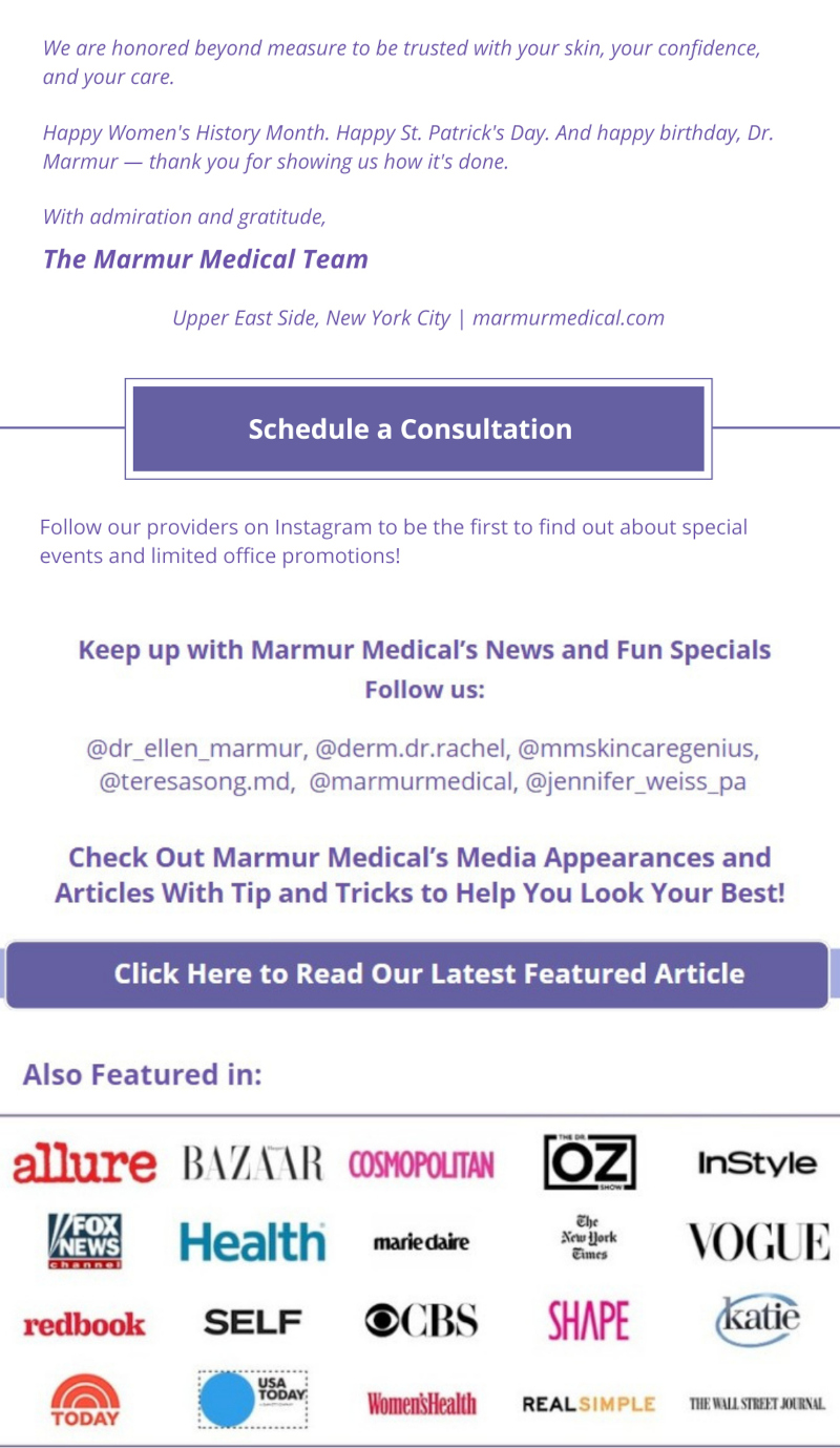 Marmur March Newsletter 3