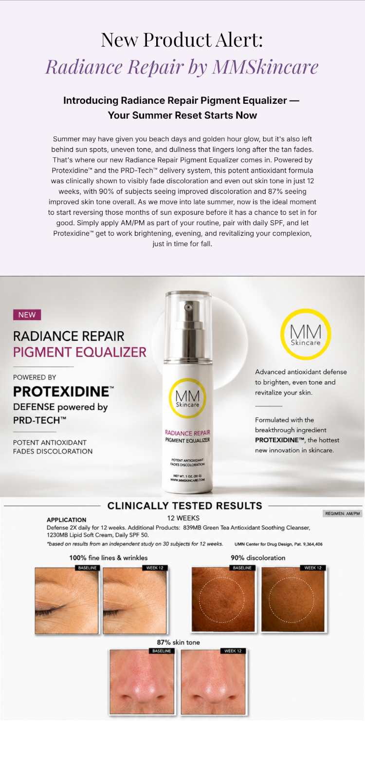 New Product Alert: Radiance Repair Pigment Equalizer by MMSkincare
