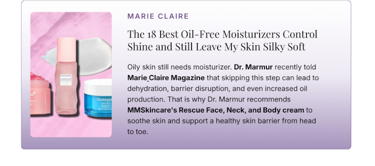 Marie Claire - Best Oil-Free Moisturizers