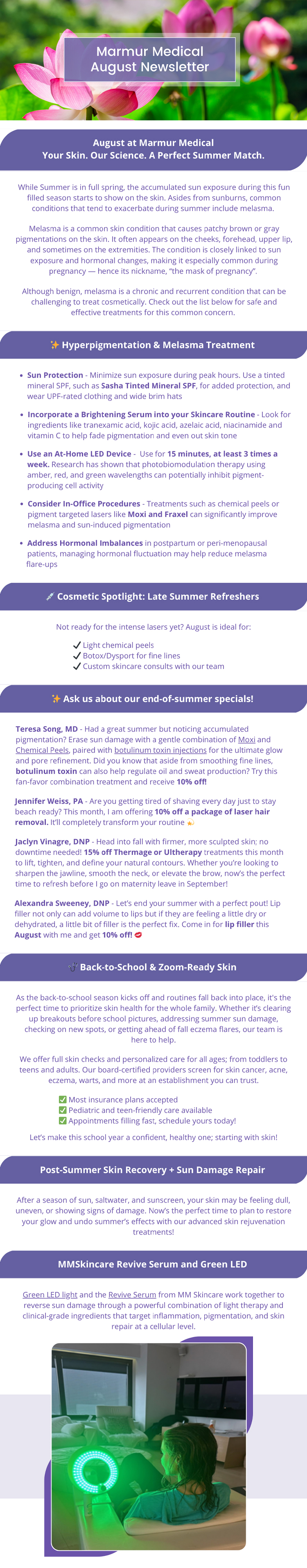 August Newsletter