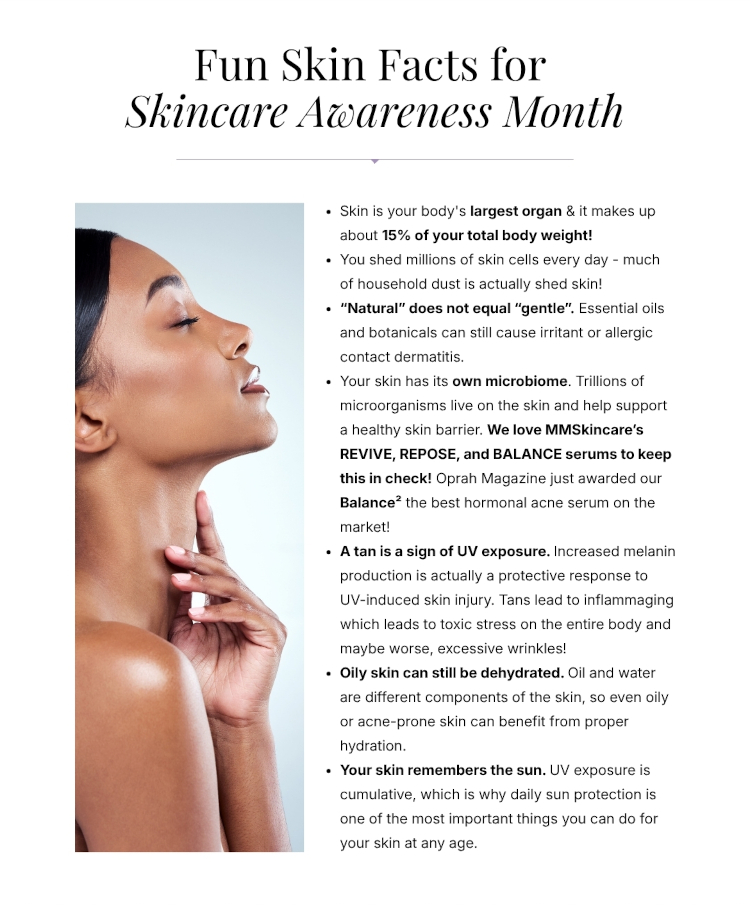 Fun Skin Facts for Skincare Awareness Month