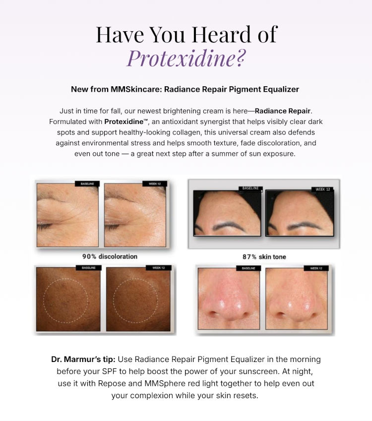 Have You Heard of Protexidine? Radiance Repair Pigment Equalizer by MMSkincare